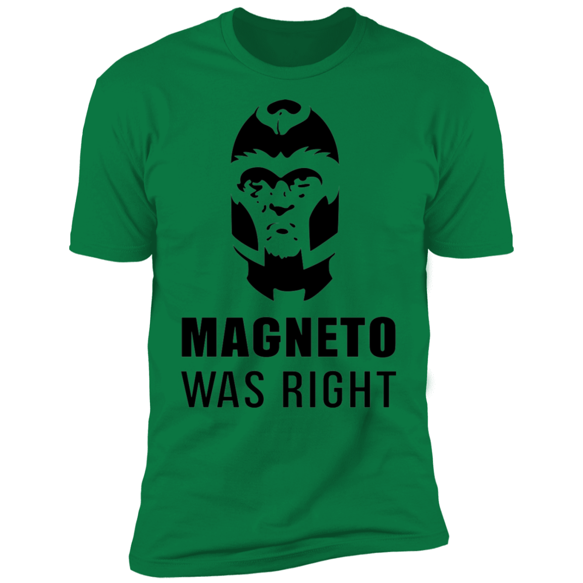 T-Shirts Kelly Green / S Magneto Was Right Men's Premium T-Shirt