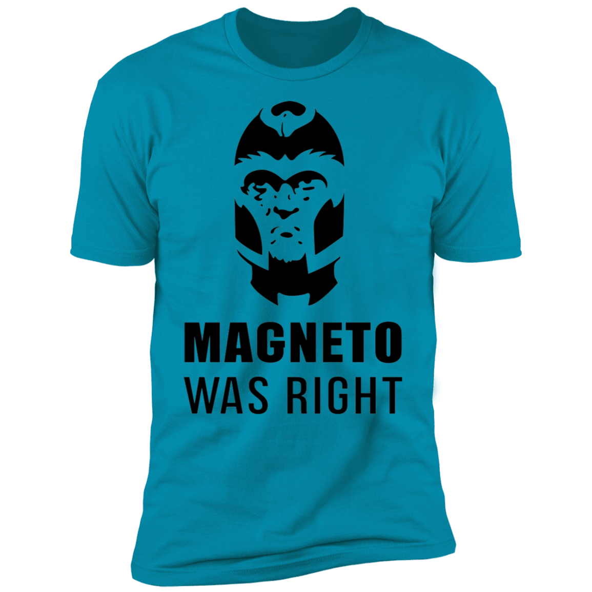 T-Shirts Turquoise / S Magneto Was Right Men's Premium T-Shirt