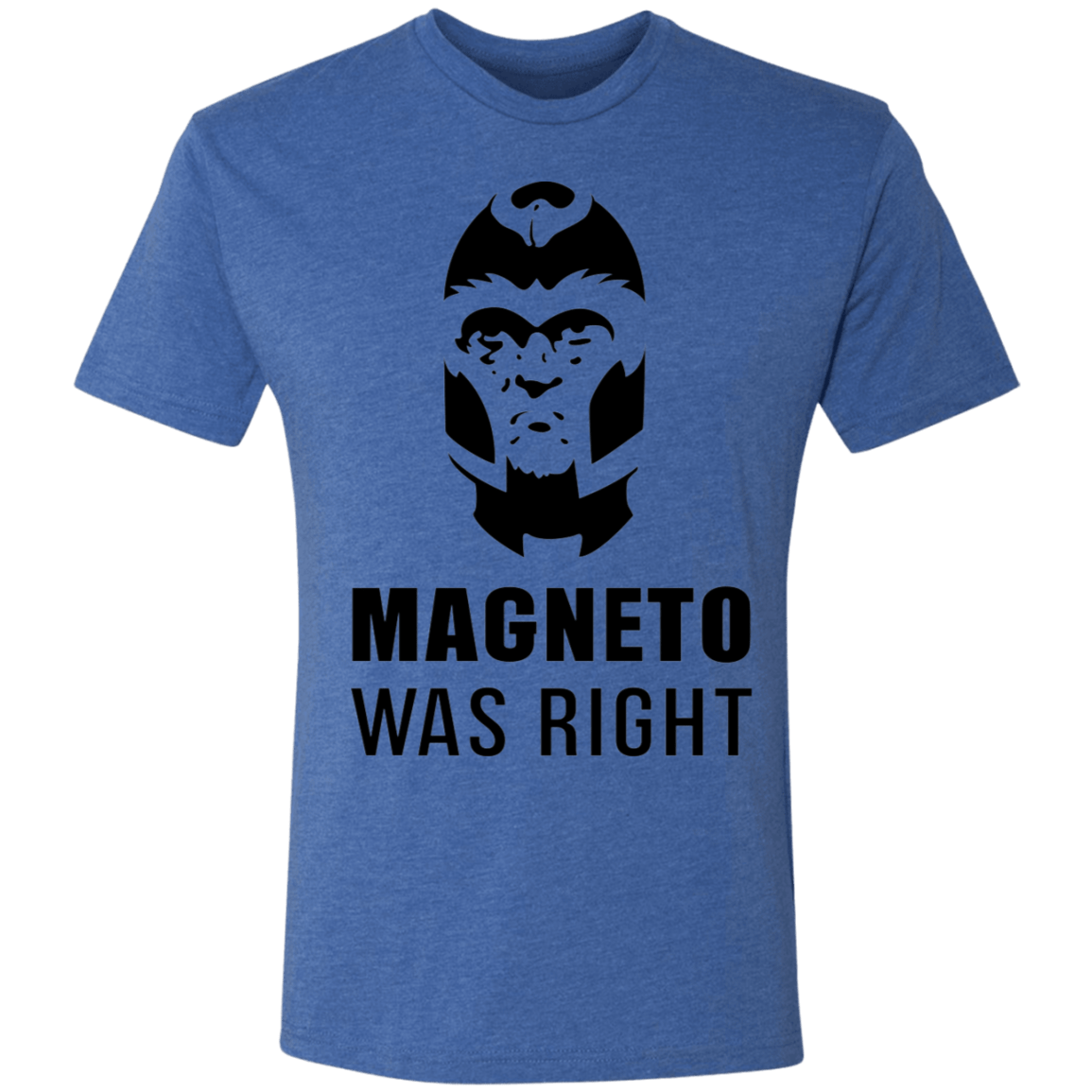 T-Shirts Vintage Royal / S Magneto Was Right Men's Triblend T-Shirt