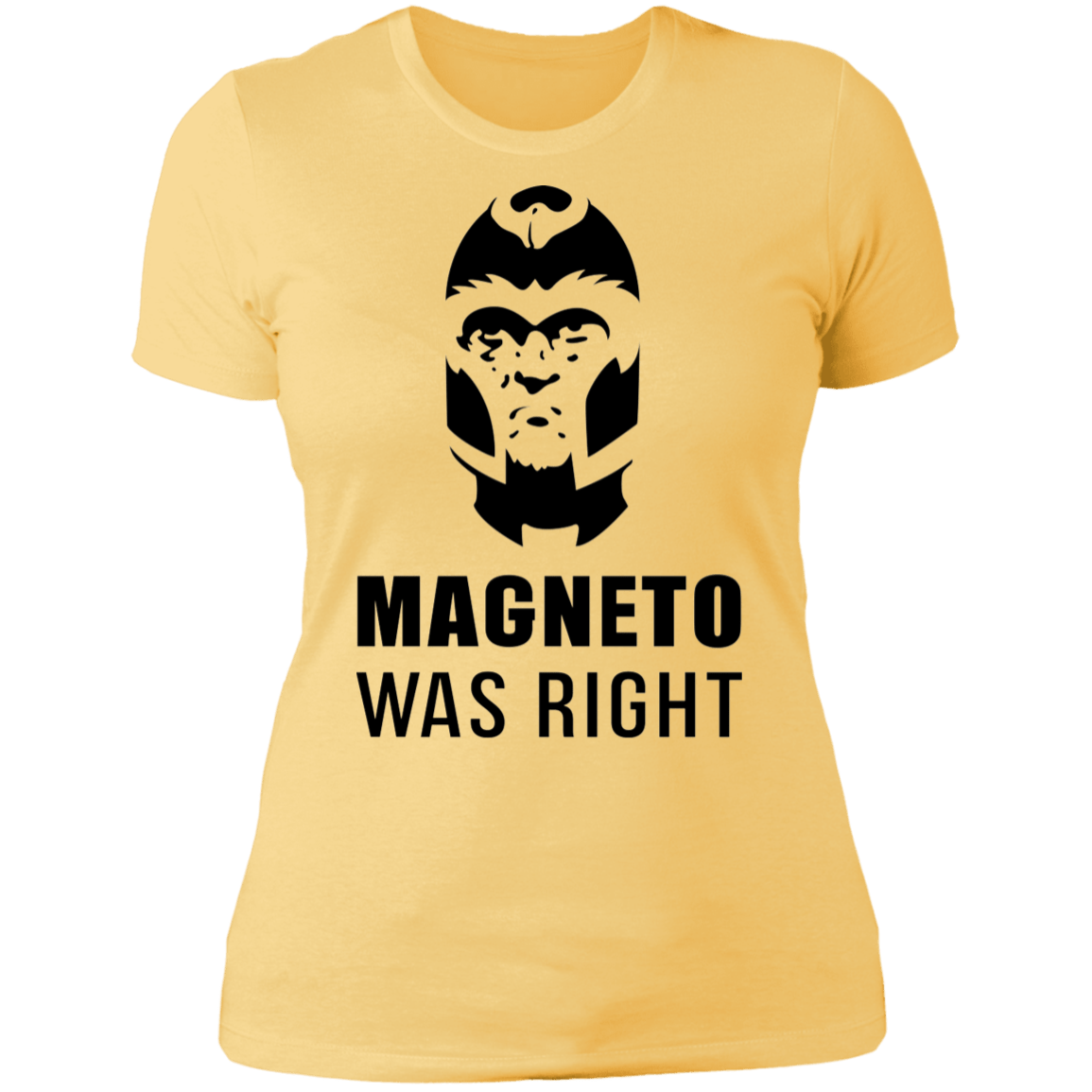 T-Shirts Banana Cream/ / S Magneto Was Right Women's Premium T-Shirt
