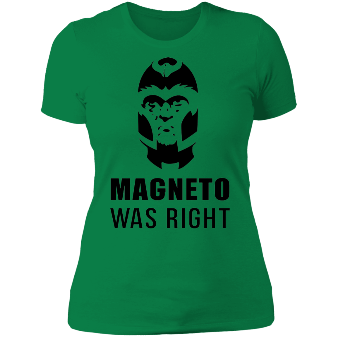 T-Shirts Kelly Green / S Magneto Was Right Women's Premium T-Shirt
