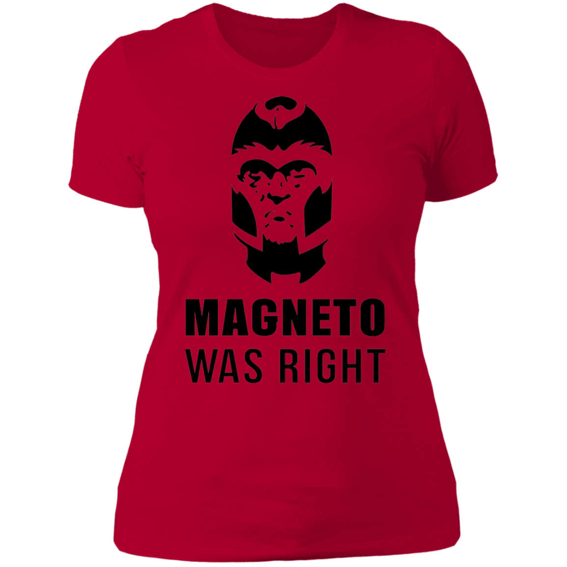 T-Shirts Red / S Magneto Was Right Women's Premium T-Shirt
