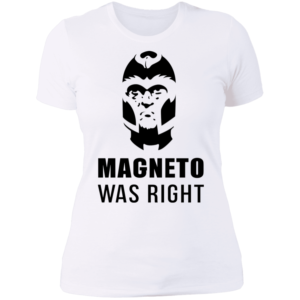 T-Shirts White / S Magneto Was Right Women's Premium T-Shirt