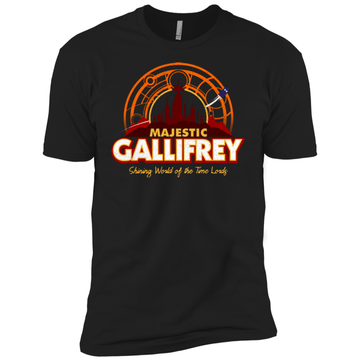 T-Shirts Black / YXS Majestic Gallifrey Boys Premium T-Shirt