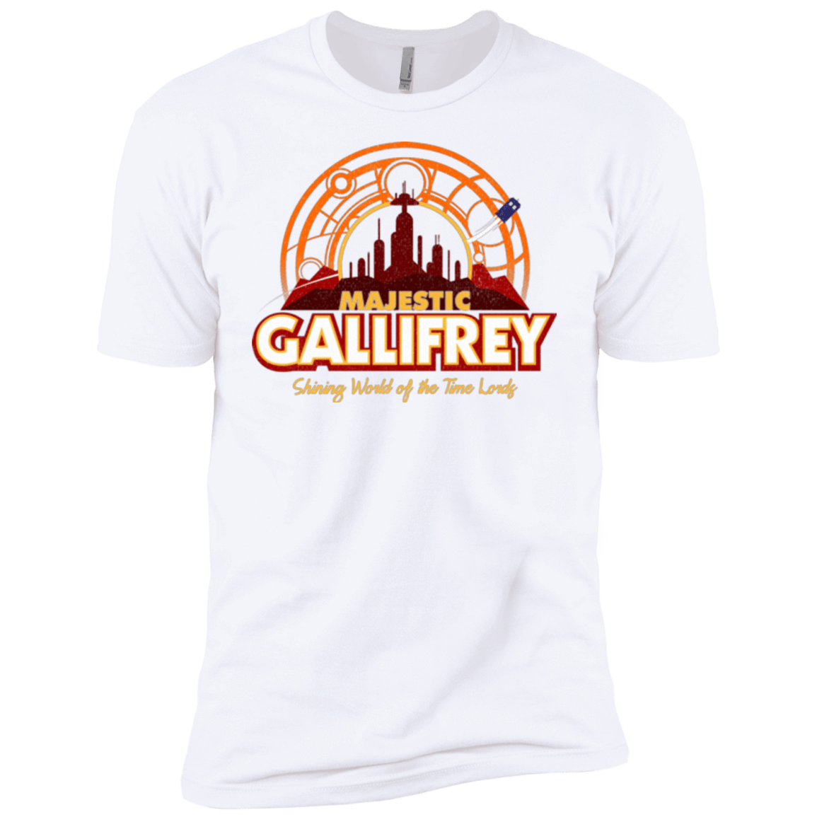 T-Shirts White / YXS Majestic Gallifrey Boys Premium T-Shirt