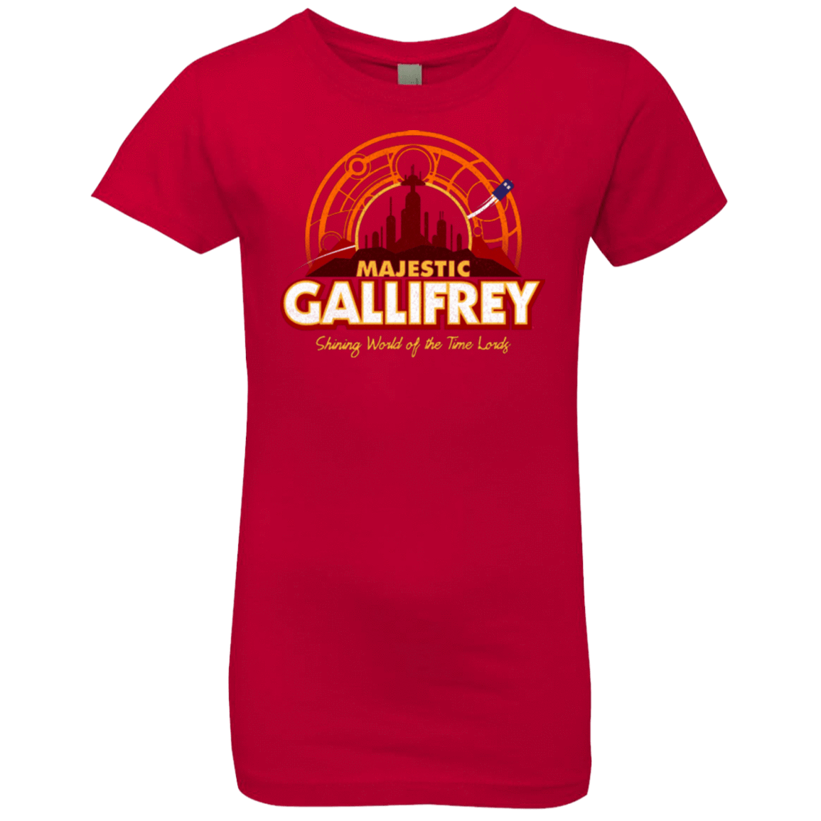 T-Shirts Red / YXS Majestic Gallifrey Girls Premium T-Shirt