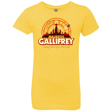 T-Shirts Vibrant Yellow / YXS Majestic Gallifrey Girls Premium T-Shirt