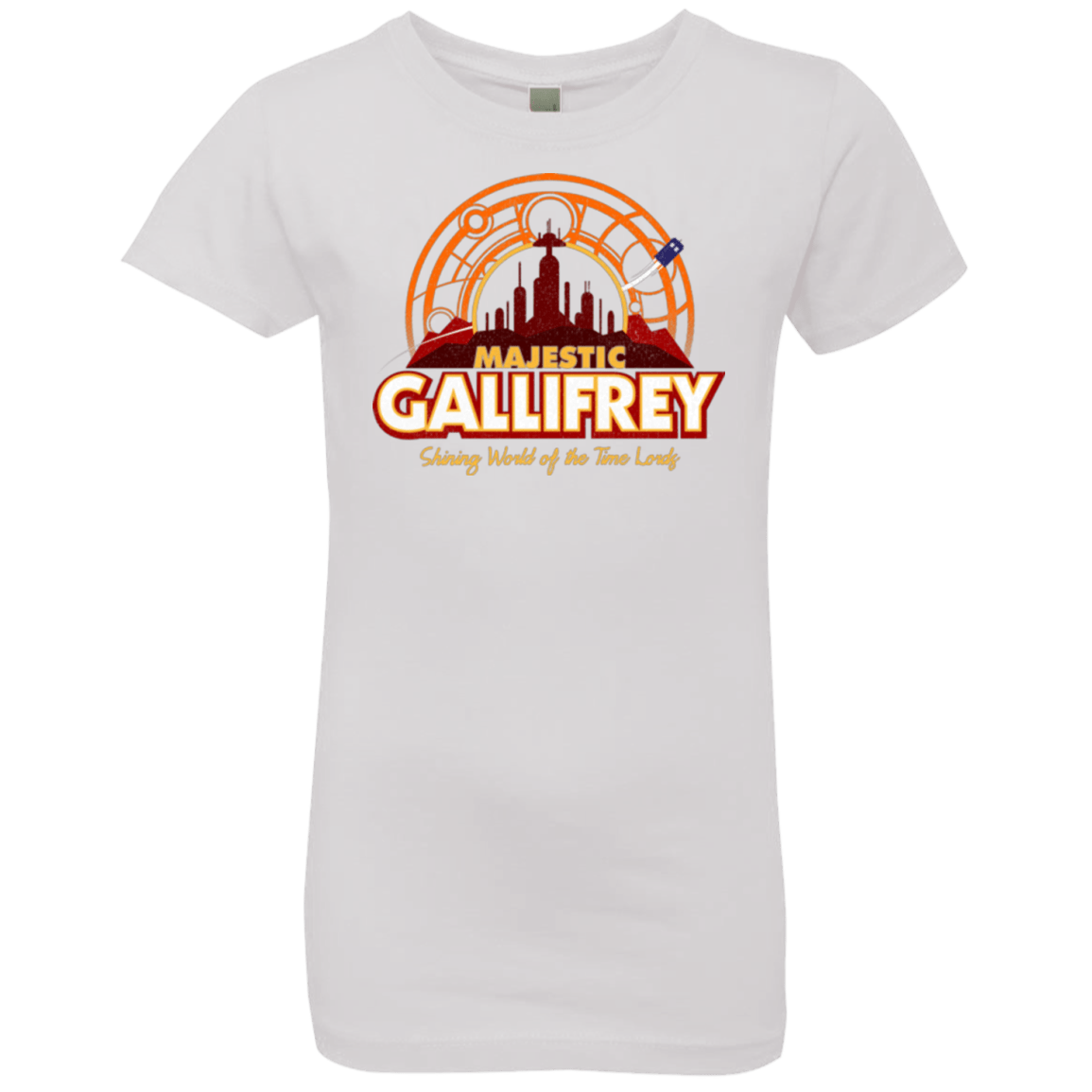 T-Shirts White / YXS Majestic Gallifrey Girls Premium T-Shirt