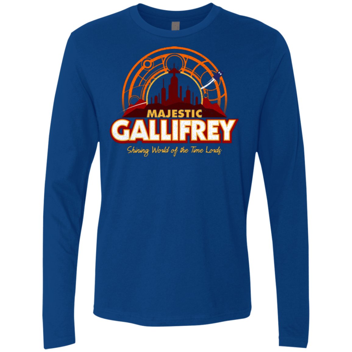 T-Shirts Royal / Small Majestic Gallifrey Men's Premium Long Sleeve