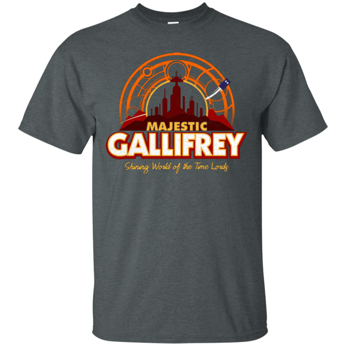 T-Shirts Dark Heather / Small Majestic Gallifrey T-Shirt