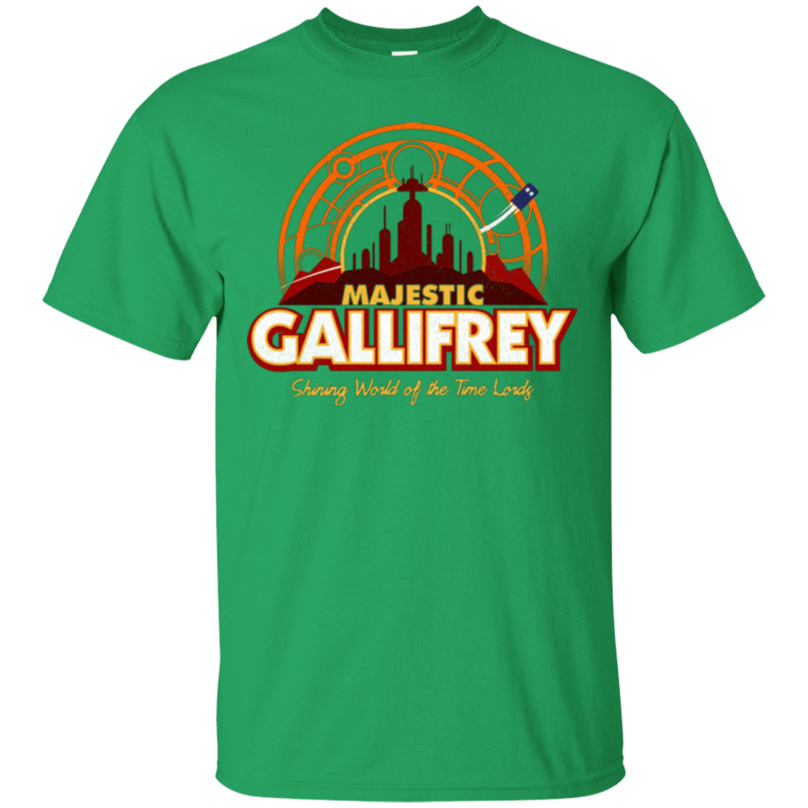 T-Shirts Irish Green / Small Majestic Gallifrey T-Shirt