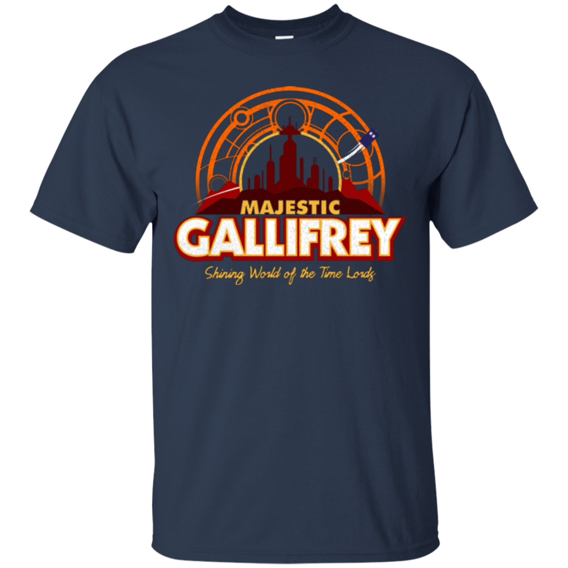 T-Shirts Navy / Small Majestic Gallifrey T-Shirt