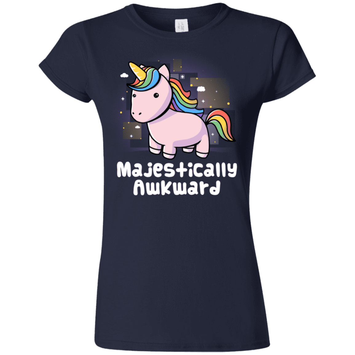 T-Shirts Navy / S Majestically Awkward Junior Slimmer-Fit T-Shirt