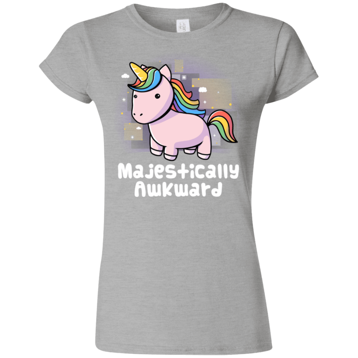 T-Shirts Sport Grey / S Majestically Awkward Junior Slimmer-Fit T-Shirt