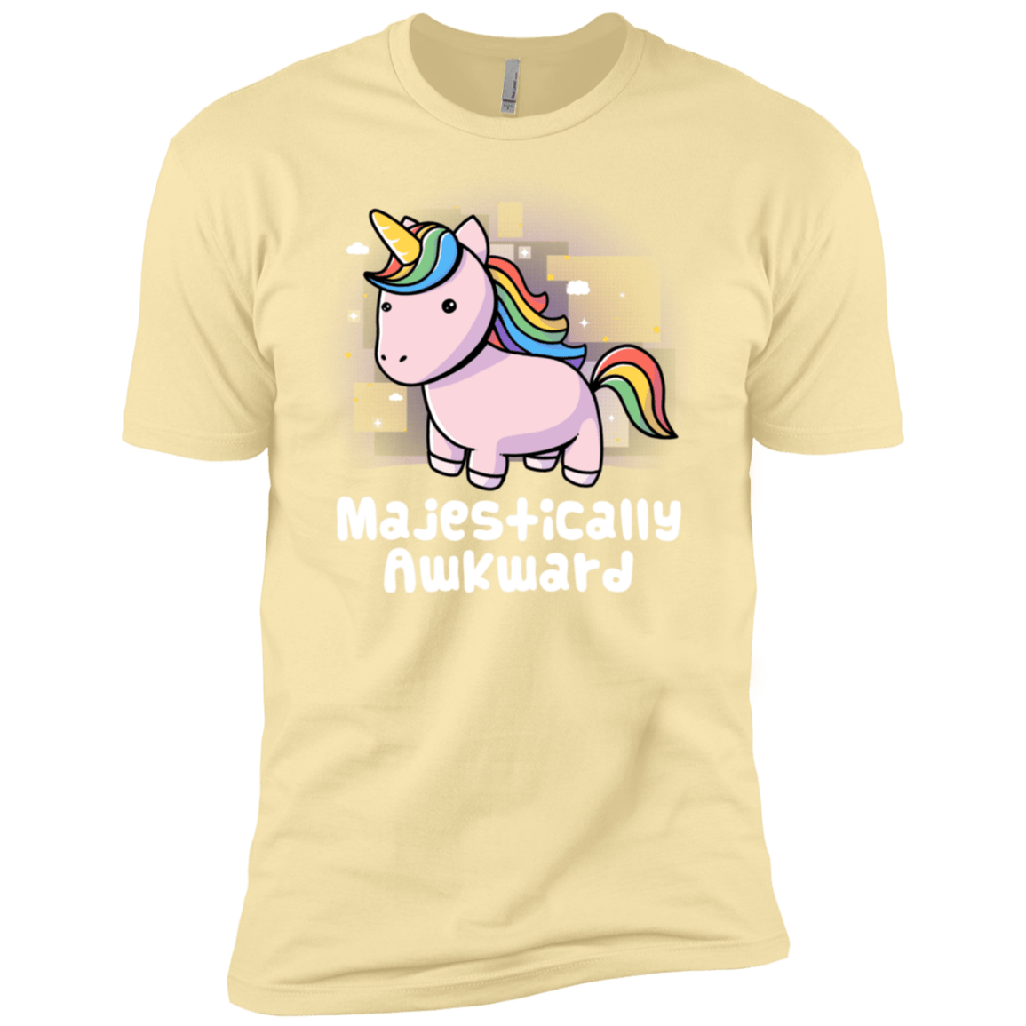 T-Shirts Banana Cream / X-Small Majestically Awkward Men's Premium T-Shirt