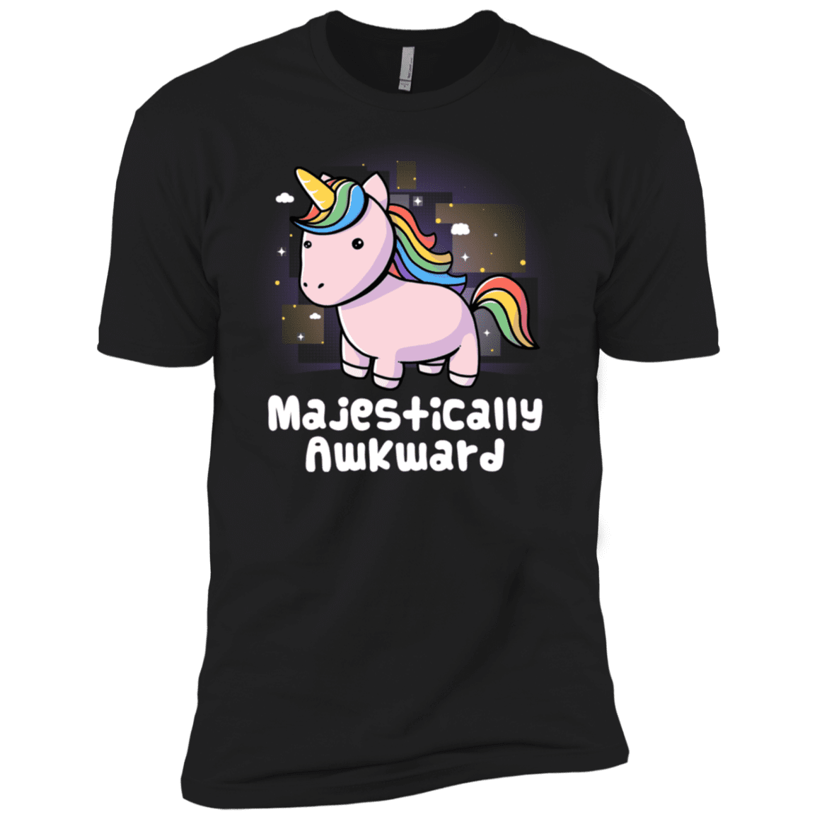 T-Shirts Black / X-Small Majestically Awkward Men's Premium T-Shirt