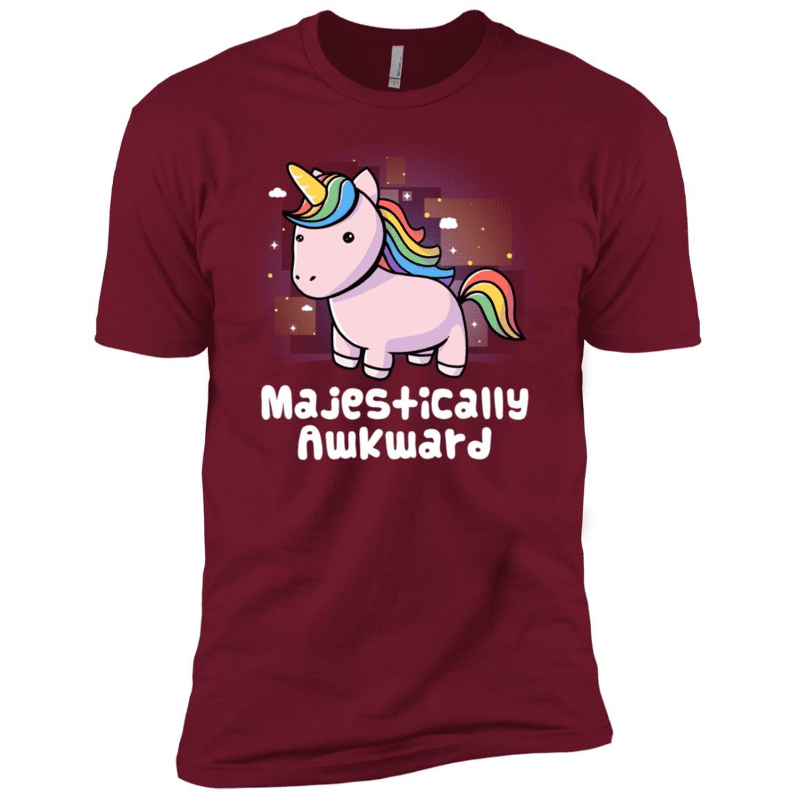 T-Shirts Cardinal / X-Small Majestically Awkward Men's Premium T-Shirt