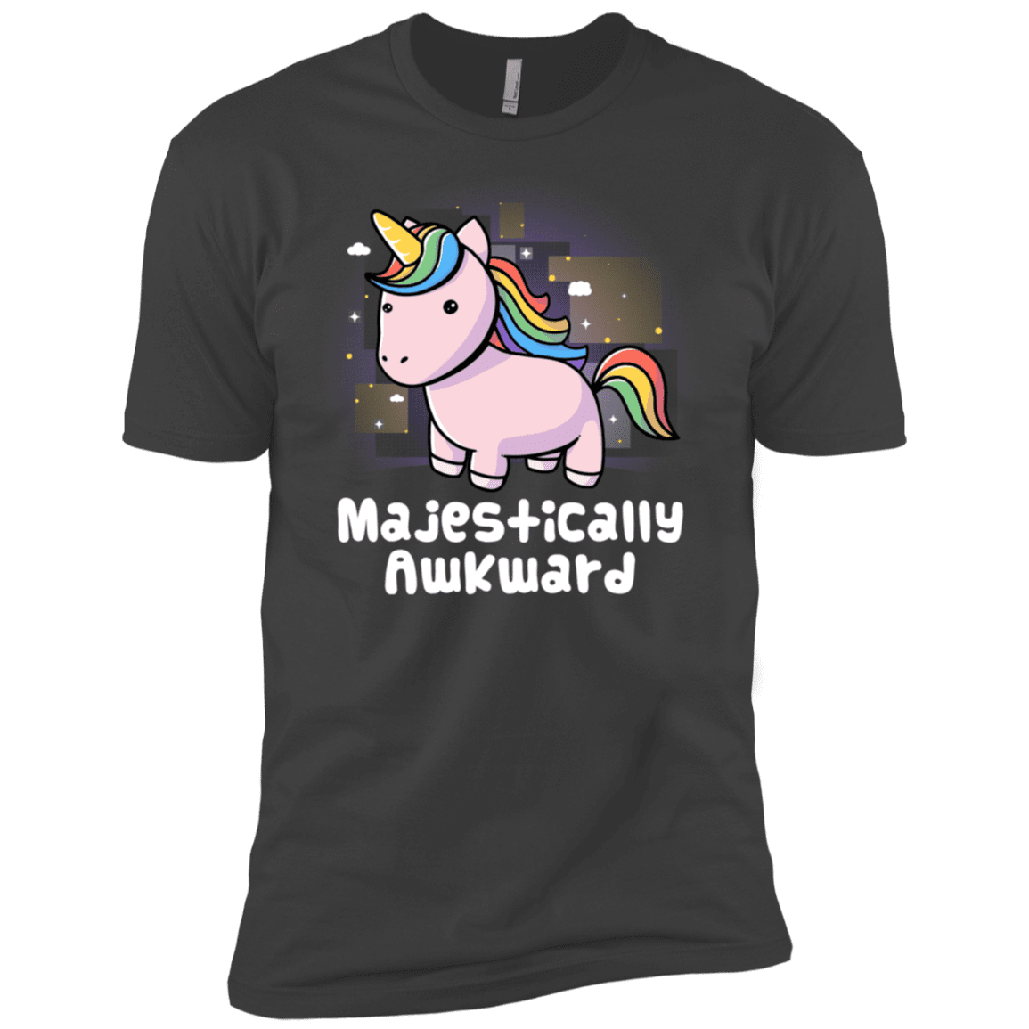T-Shirts Heavy Metal / X-Small Majestically Awkward Men's Premium T-Shirt