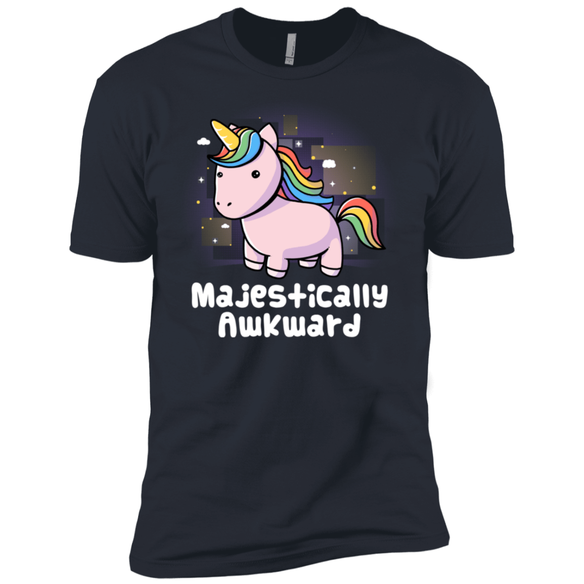 T-Shirts Indigo / X-Small Majestically Awkward Men's Premium T-Shirt