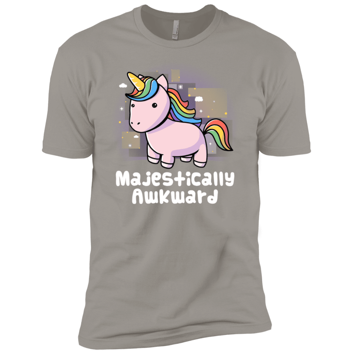 T-Shirts Light Grey / X-Small Majestically Awkward Men's Premium T-Shirt