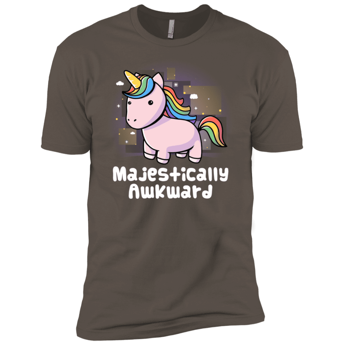 T-Shirts Warm Grey / X-Small Majestically Awkward Men's Premium T-Shirt