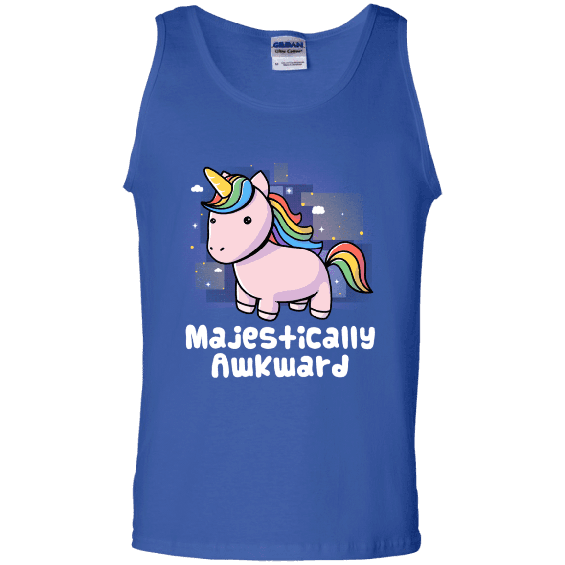 T-Shirts Royal / S Majestically Awkward Men's Tank Top