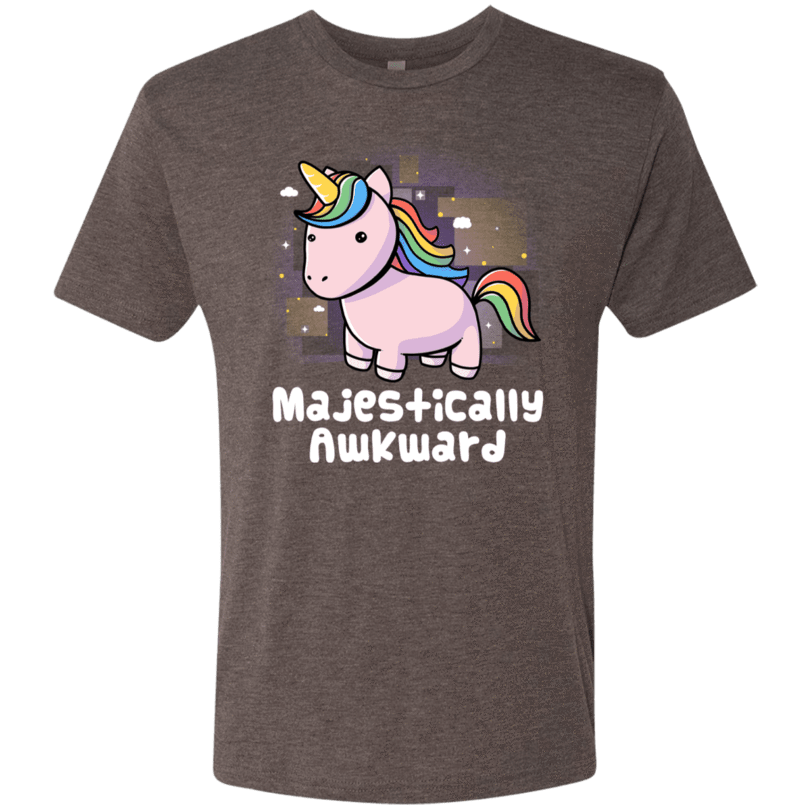 T-Shirts Macchiato / S Majestically Awkward Men's Triblend T-Shirt