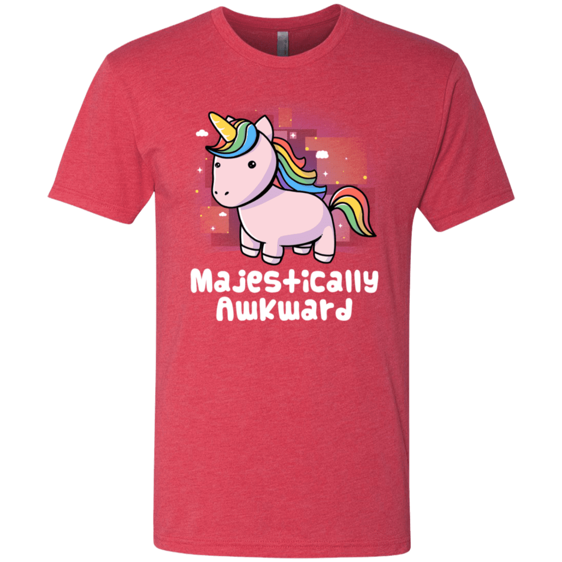 T-Shirts Vintage Red / S Majestically Awkward Men's Triblend T-Shirt