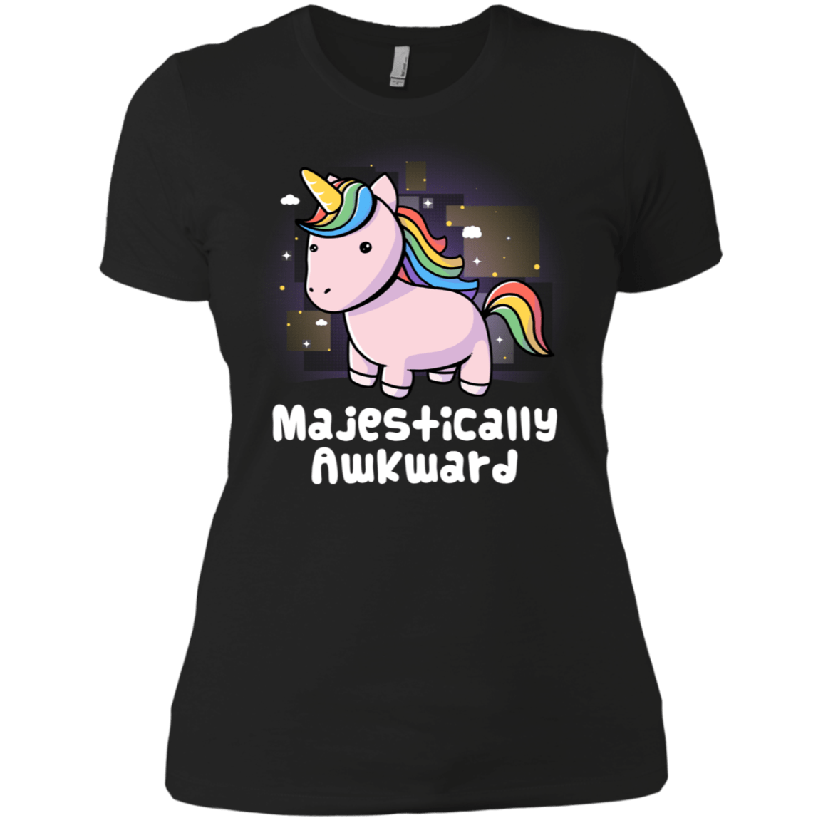 T-Shirts Black / X-Small Majestically Awkward Women's Premium T-Shirt