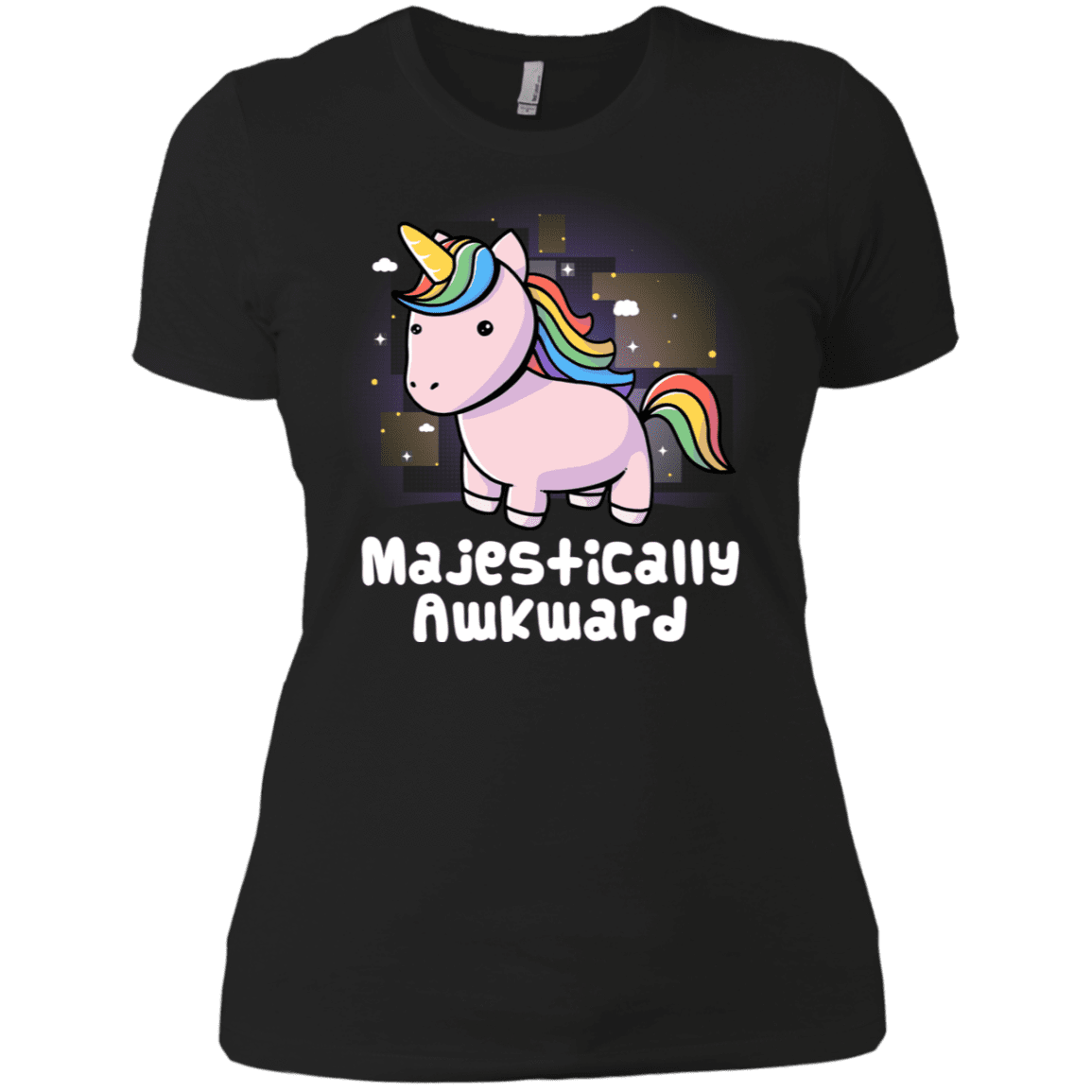 T-Shirts Black / X-Small Majestically Awkward Women's Premium T-Shirt