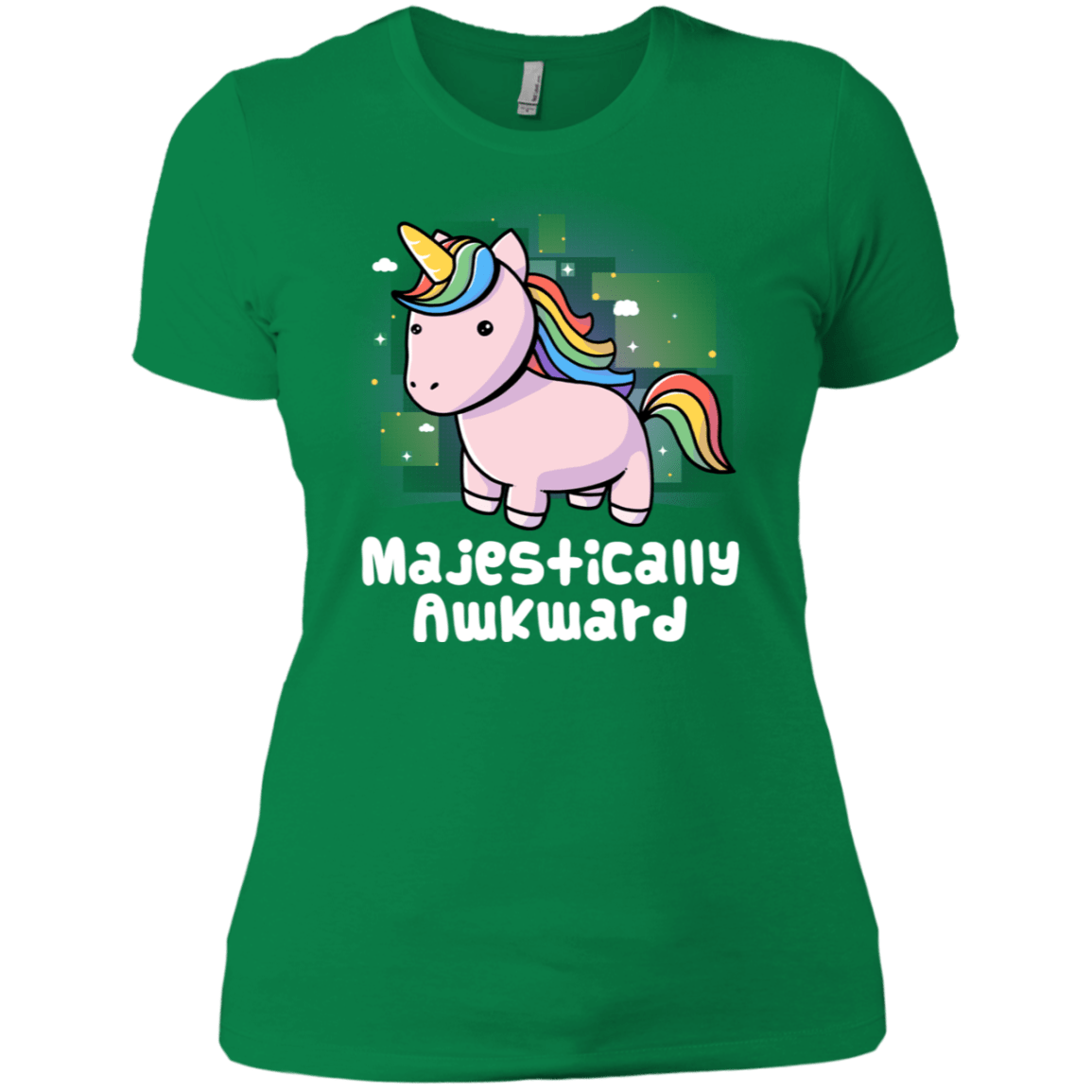 T-Shirts Kelly Green / X-Small Majestically Awkward Women's Premium T-Shirt