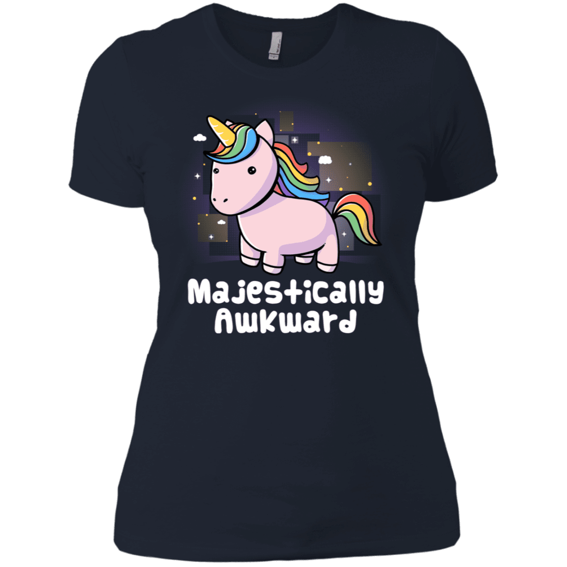 T-Shirts Midnight Navy / X-Small Majestically Awkward Women's Premium T-Shirt