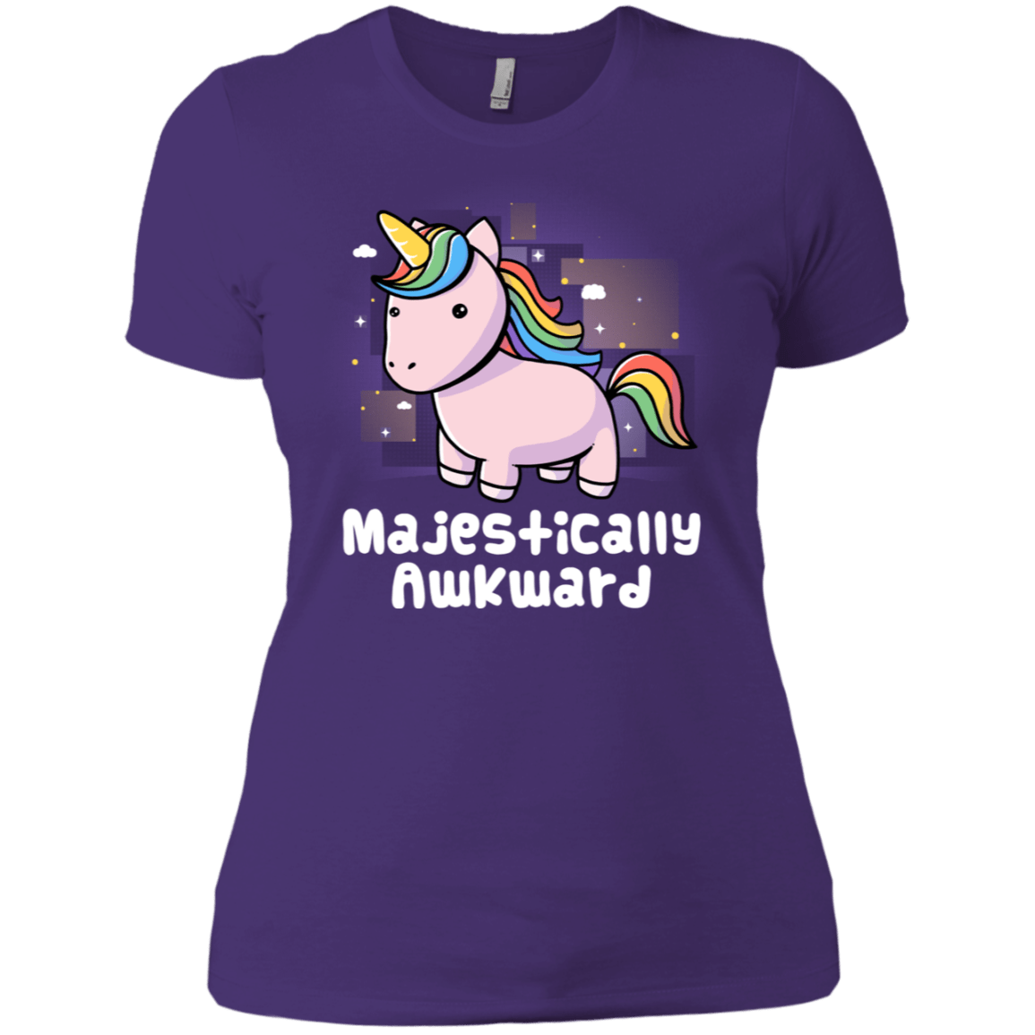 T-Shirts Purple Rush/ / X-Small Majestically Awkward Women's Premium T-Shirt