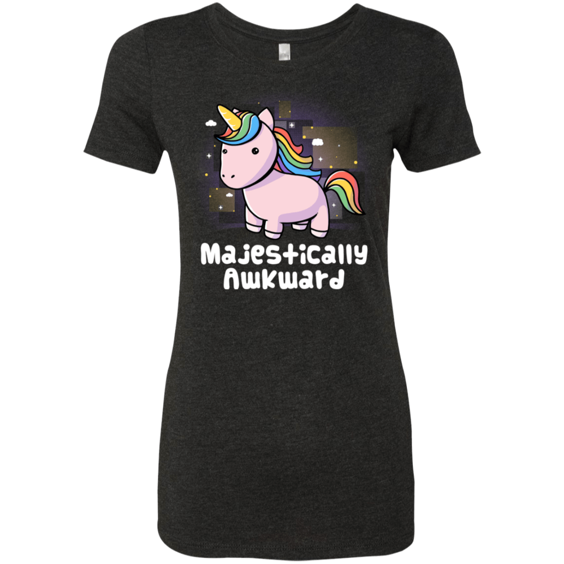 T-Shirts Vintage Black / S Majestically Awkward Women's Triblend T-Shirt