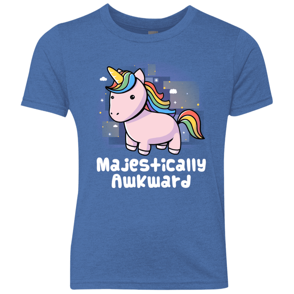 T-Shirts Vintage Royal / YXS Majestically Awkward Youth Triblend T-Shirt