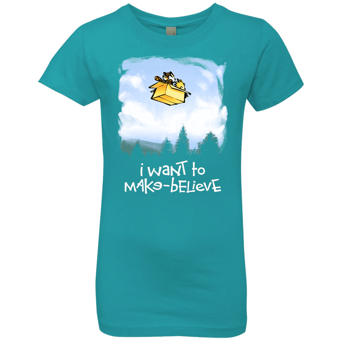 T-Shirts Tahiti Blue / YXS Make Believe Girls Premium T-Shirt