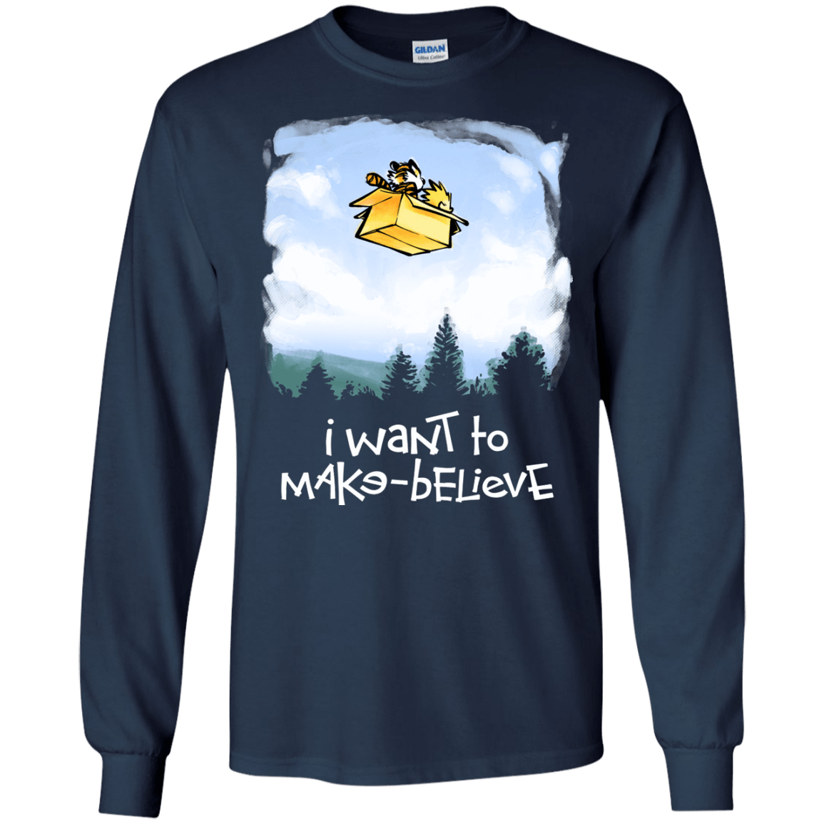 T-Shirts Navy / S Make Believe Men's Long Sleeve T-Shirt