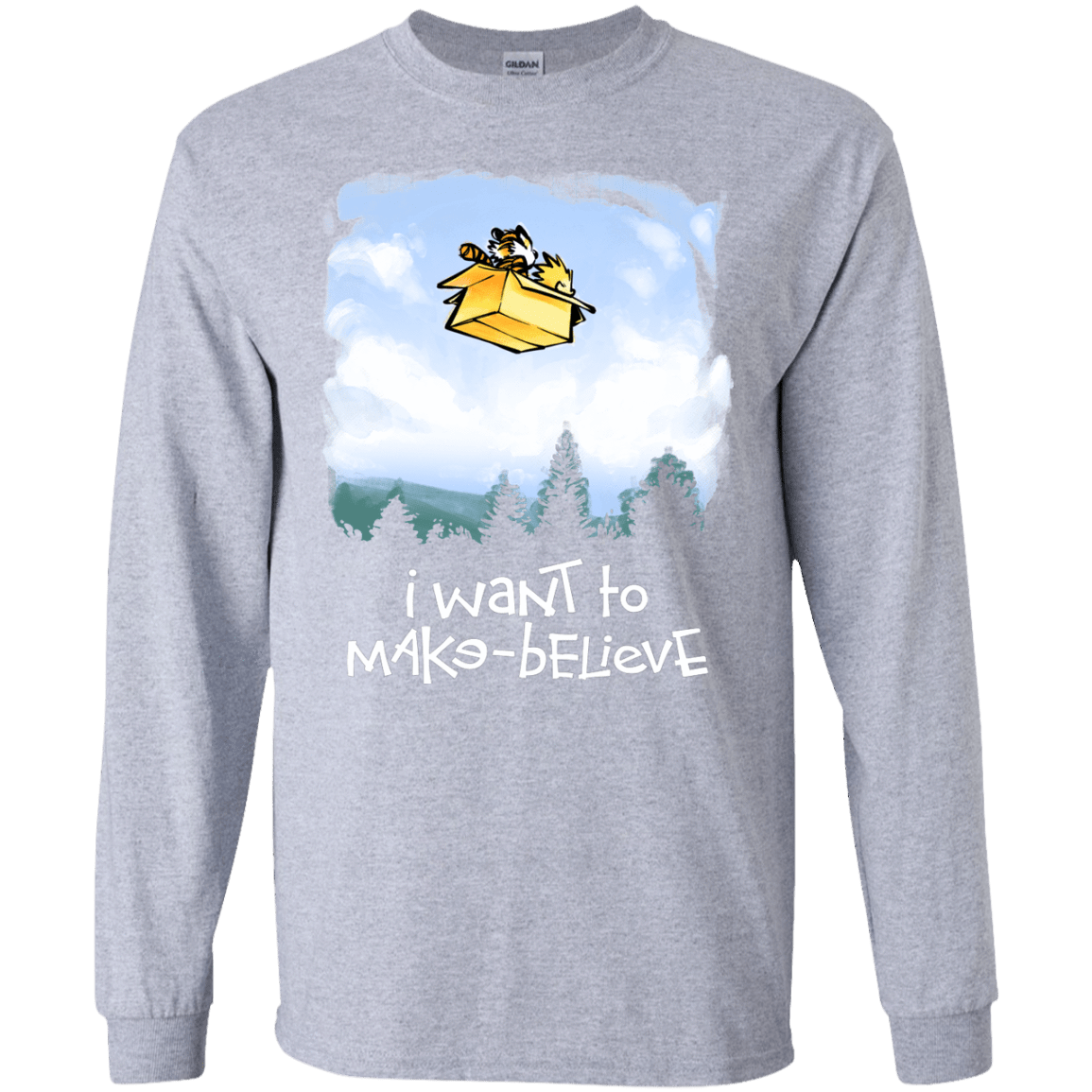 T-Shirts Sport Grey / S Make Believe Men's Long Sleeve T-Shirt
