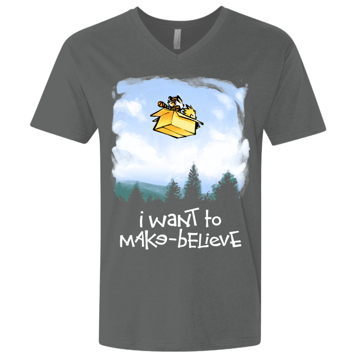 T-Shirts Heavy Metal / X-Small Make Believe Men's Premium V-Neck