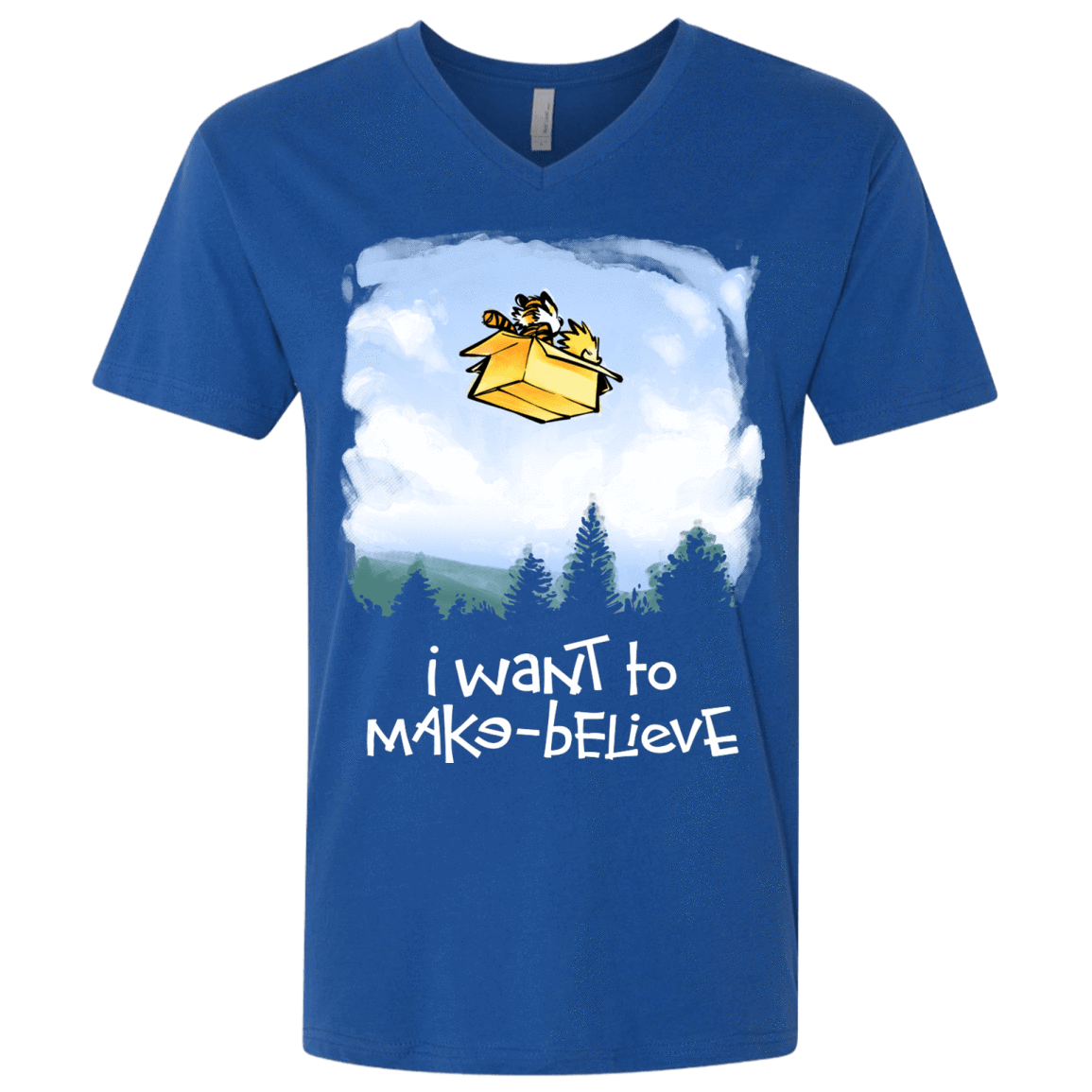 T-Shirts Royal / X-Small Make Believe Men's Premium V-Neck