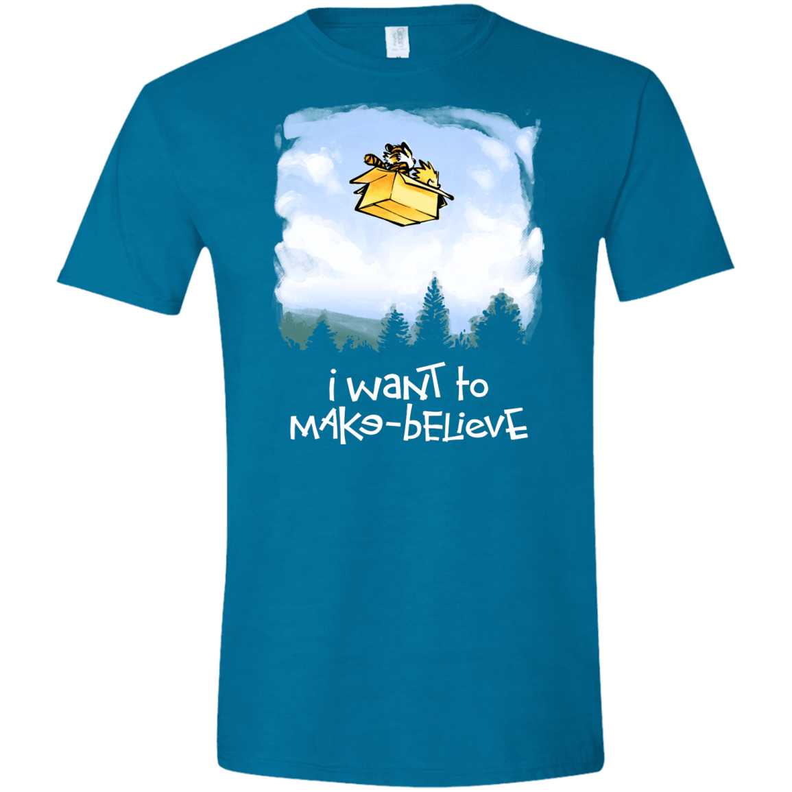 T-Shirts Antique Sapphire / S Make Believe Men's Semi-Fitted Softstyle