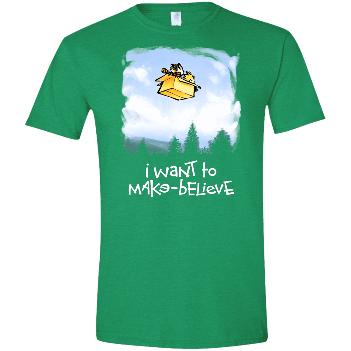 T-Shirts Heather Irish Green / S Make Believe Men's Semi-Fitted Softstyle