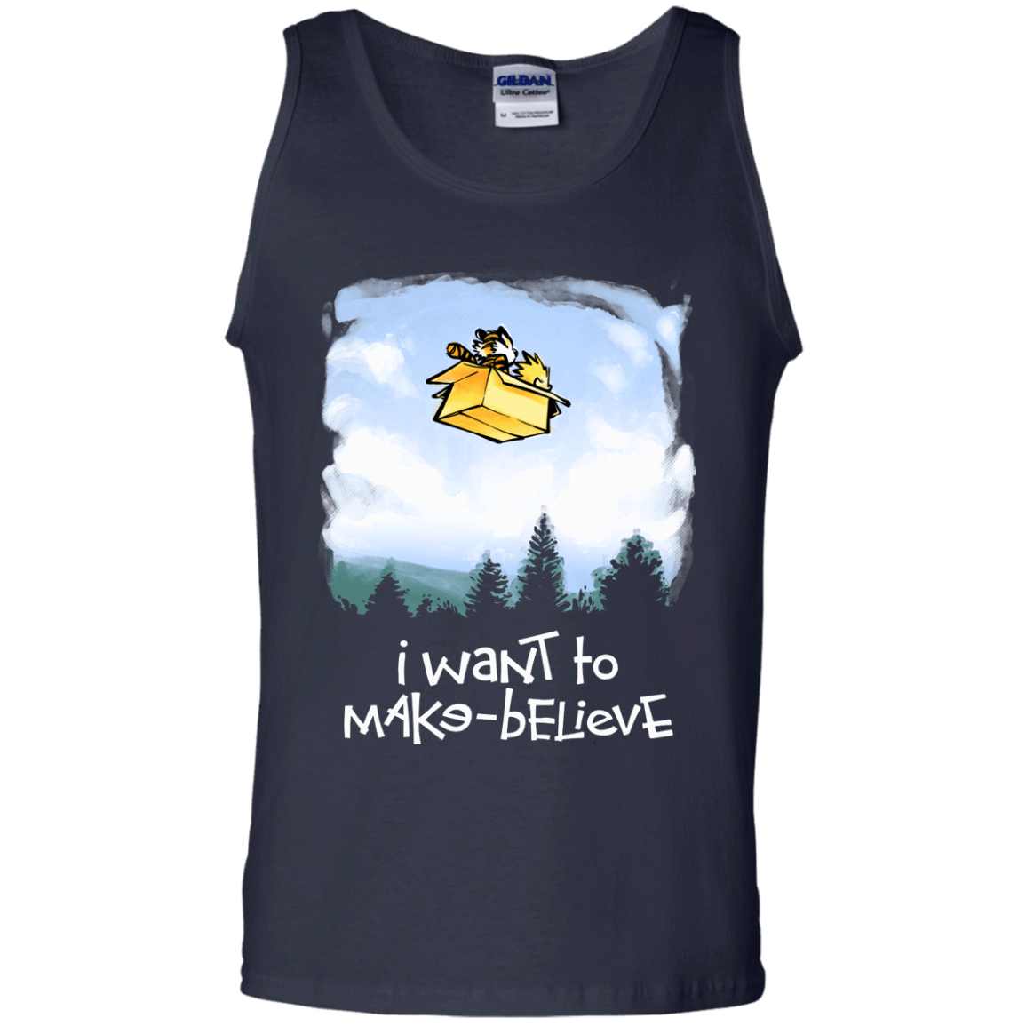 T-Shirts Navy / S Make Believe Men's Tank Top