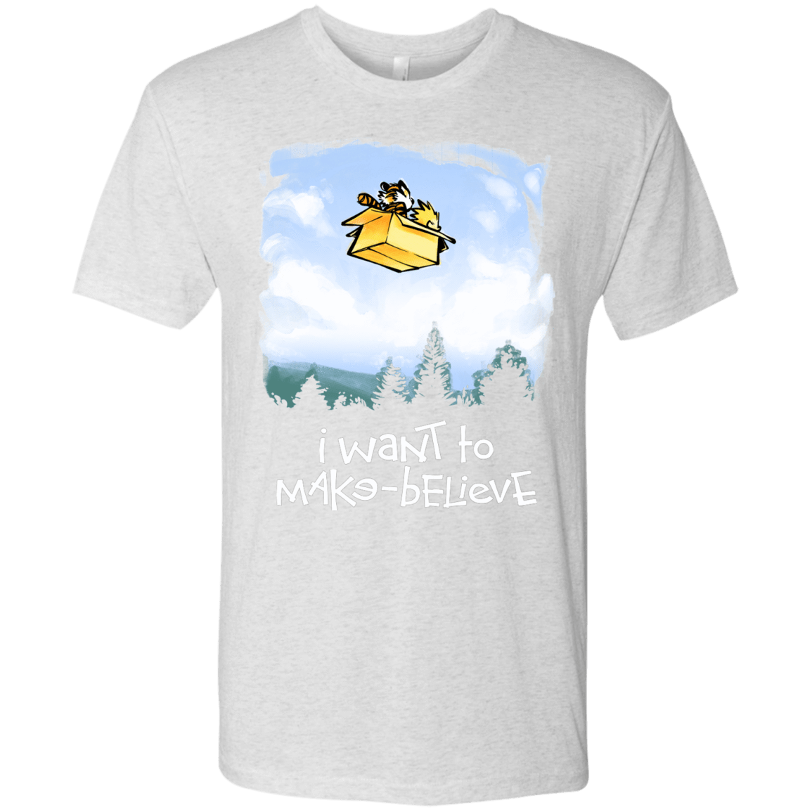T-Shirts Heather White / S Make Believe Men's Triblend T-Shirt