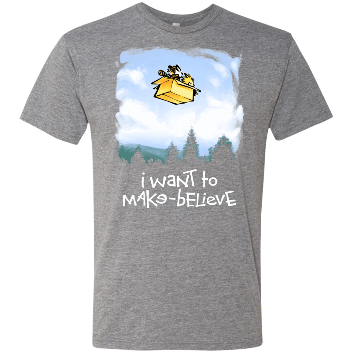 T-Shirts Premium Heather / S Make Believe Men's Triblend T-Shirt