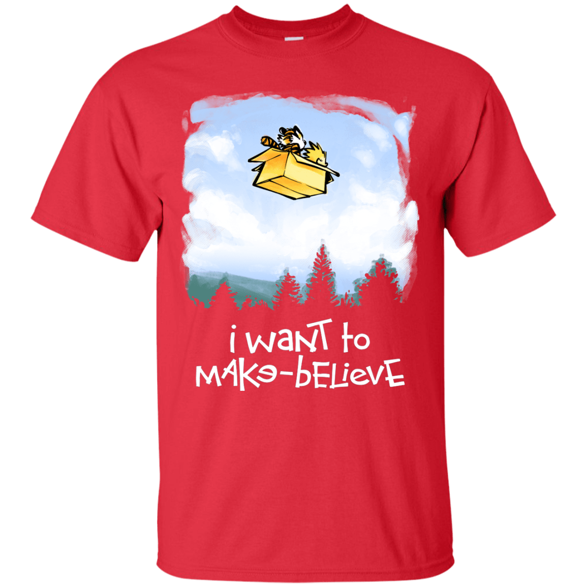 T-Shirts Red / S Make Believe T-Shirt