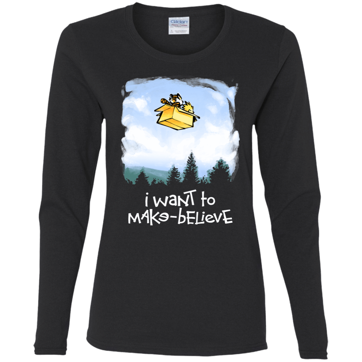 T-Shirts Black / S Make Believe Women's Long Sleeve T-Shirt