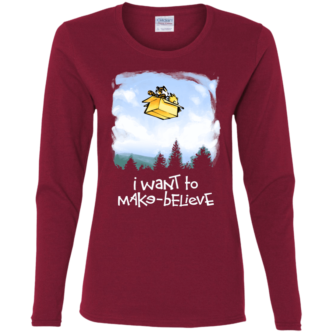 T-Shirts Cardinal / S Make Believe Women's Long Sleeve T-Shirt