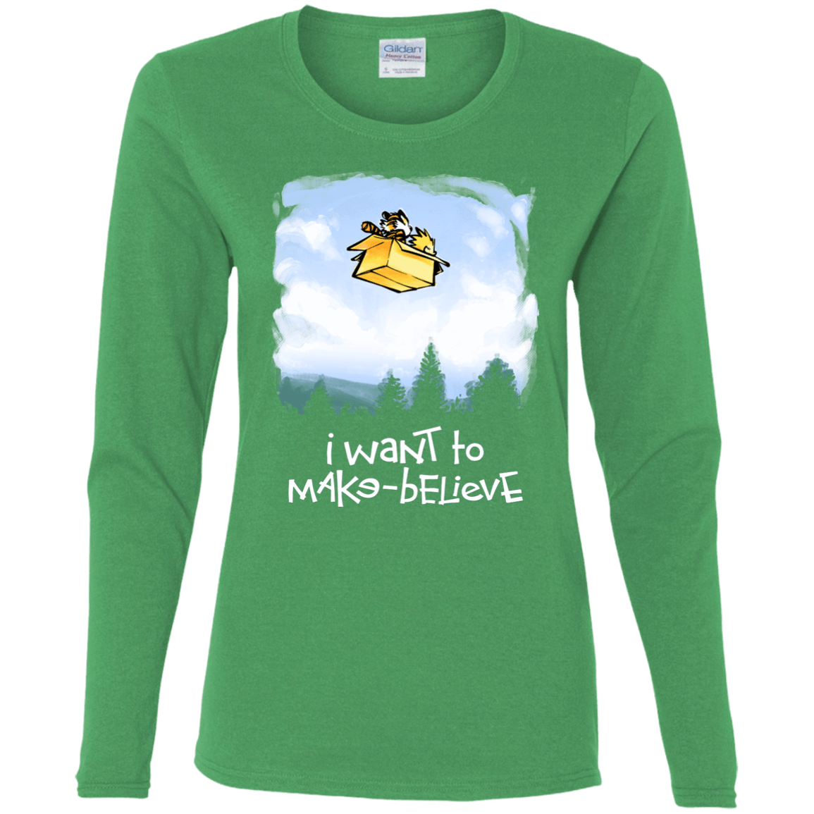 T-Shirts Irish Green / S Make Believe Women's Long Sleeve T-Shirt