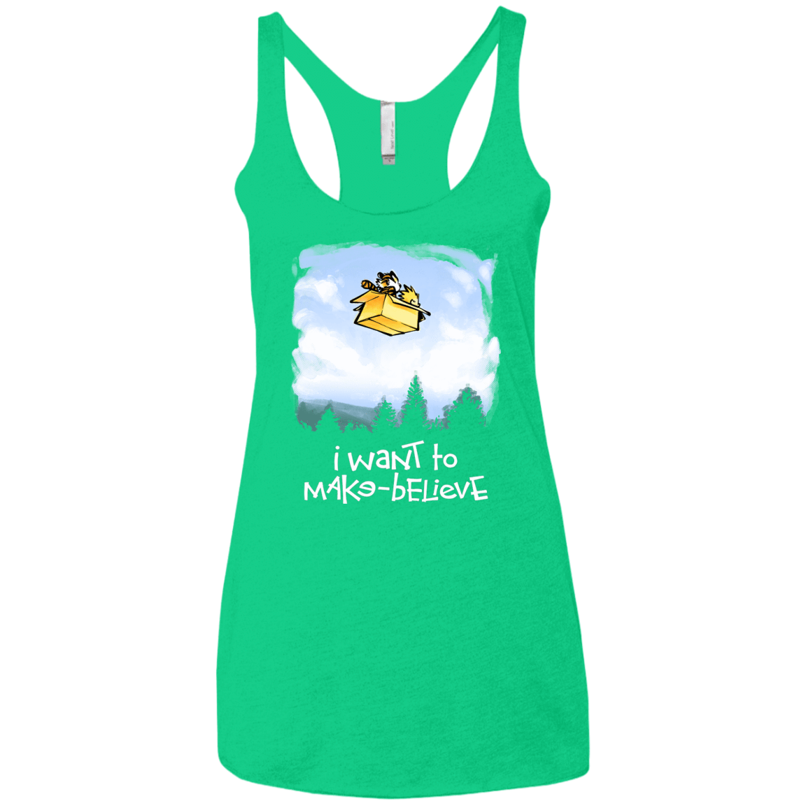 T-Shirts Envy / X-Small Make Believe Women's Triblend Racerback Tank